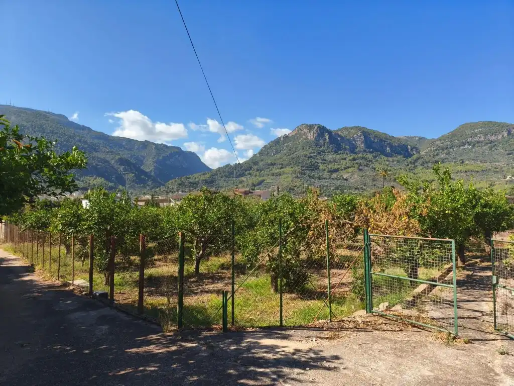 Vista exterior de Finca rústica en venda en Sóller amb Jardí privat, Terrassa i Moblat