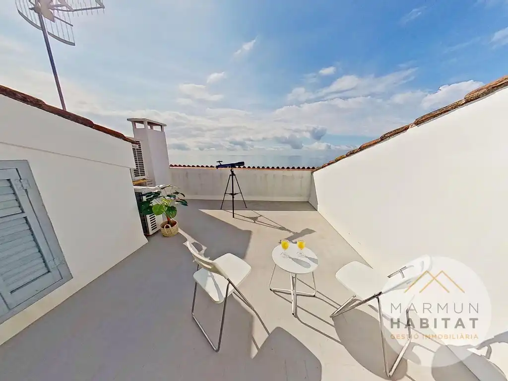 Terraza de Casa o chalet de alquiler en Caldes d'Estrac con Terraza, Piscina y Amueblado