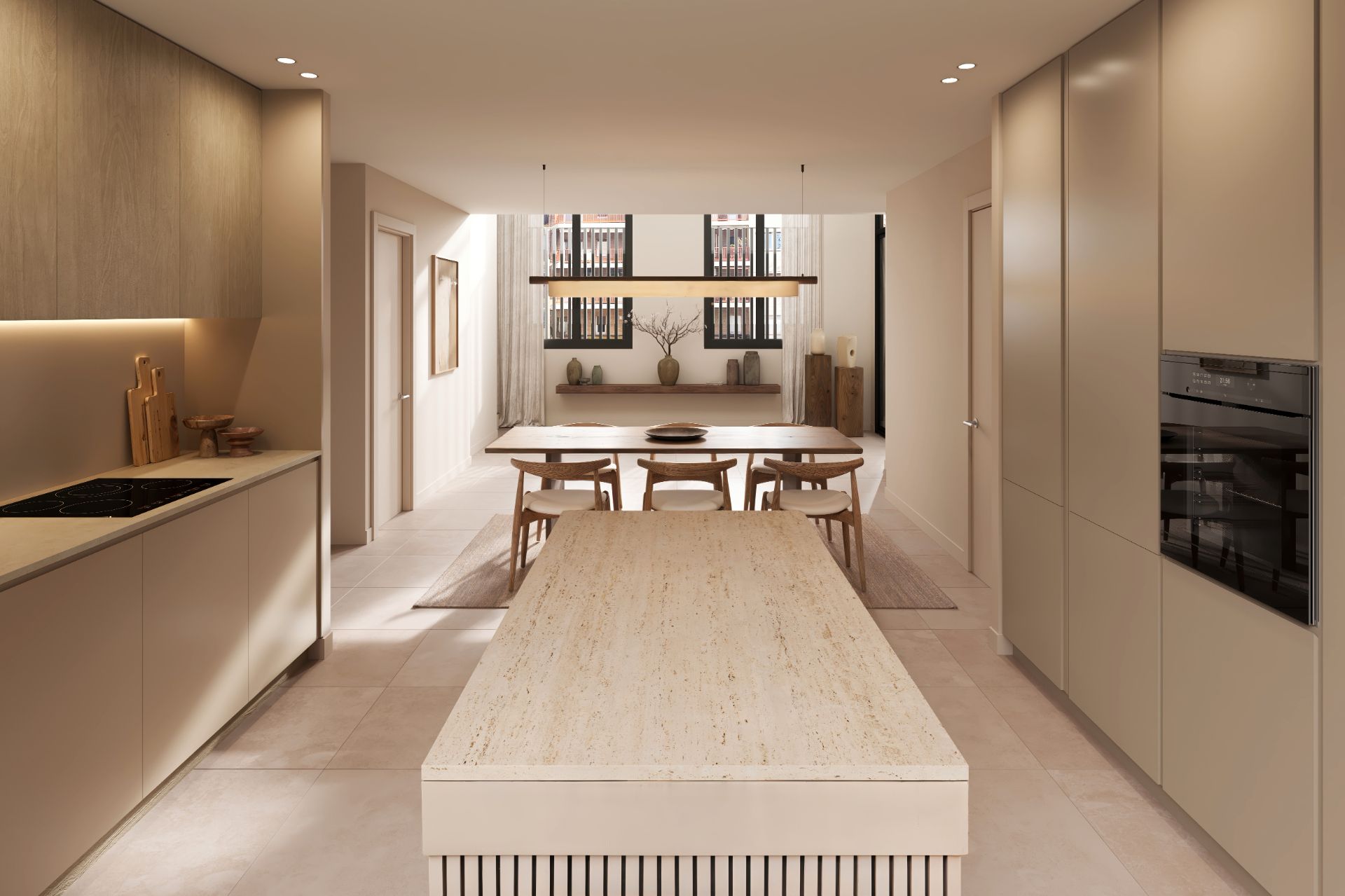 Cocina de Piso en venta en  Barcelona Capital con Aire acondicionado, Calefacción y Parquet