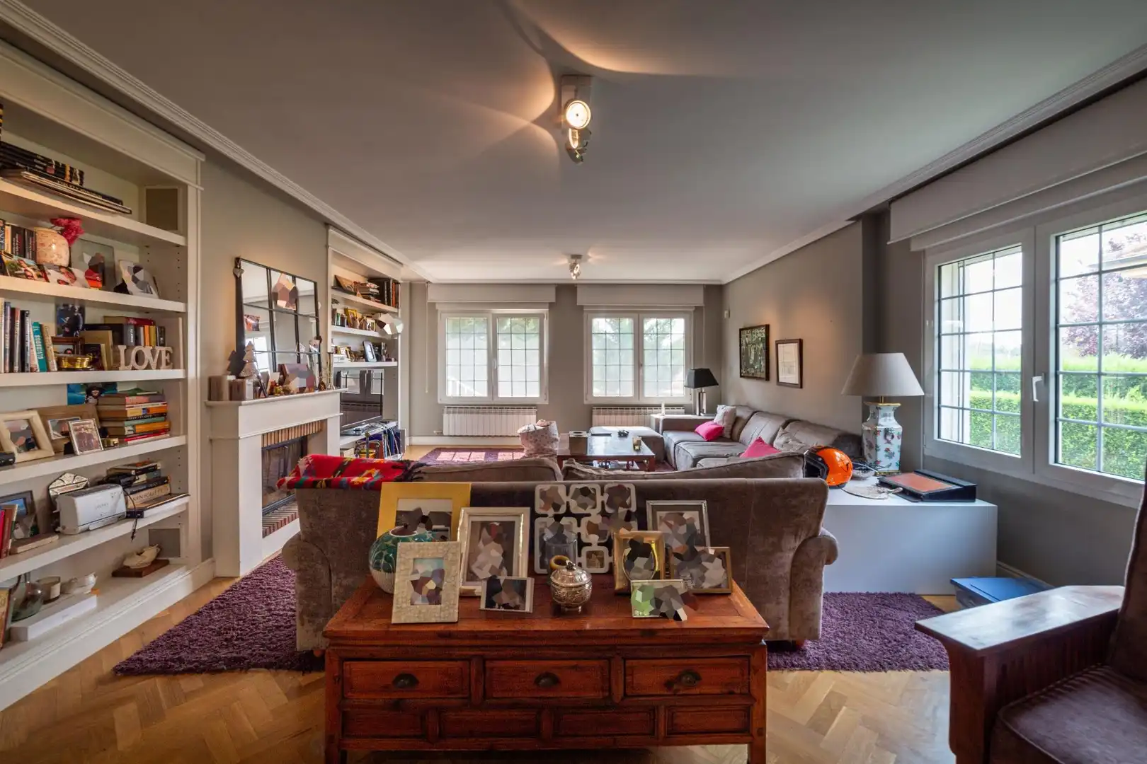 Sala de estar de Casa adosada en venta en Simancas con Calefacción, Jardín privado y Alarma