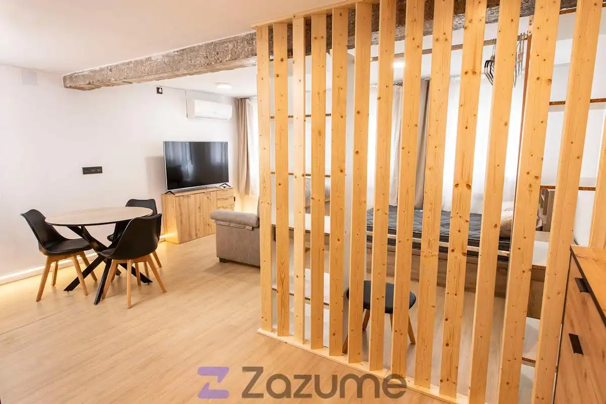 Living room of Flat for rent in Jaén  with Air Conditioner, Heating and Furnished