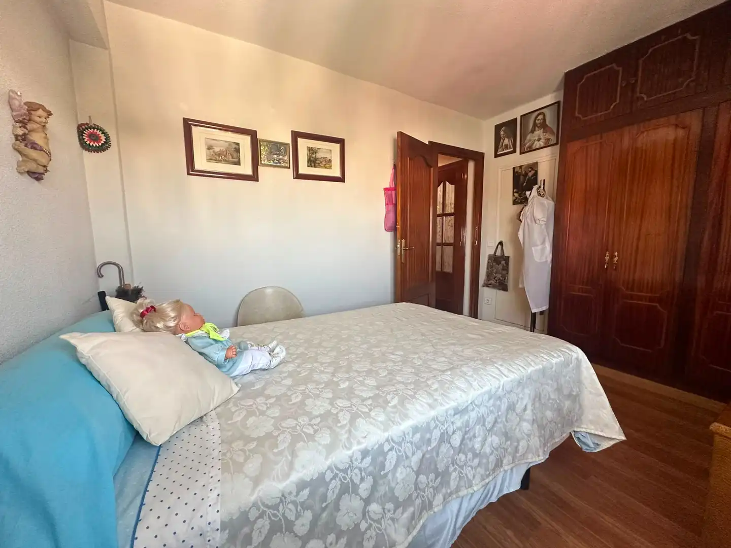 Bedroom of Flat for sale in Madrid  with Air Conditioner and Heating