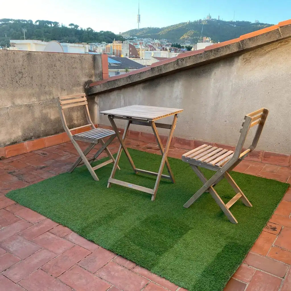 Terrasse von Wohnung zum Verkauf in Barcelona mit Klimaanlage, Heizung und Möbliert