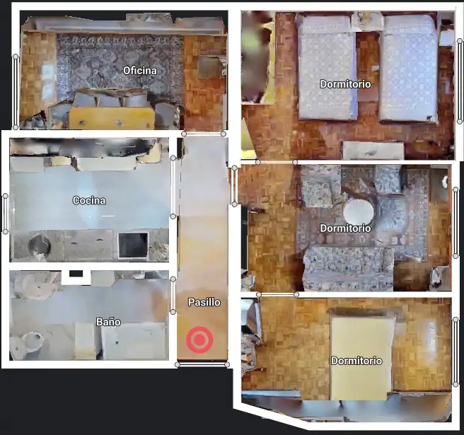Kitchen of Flat for sale in San Martín del Rey Aurelio  with Parquet flooring, Storage room and Furnished