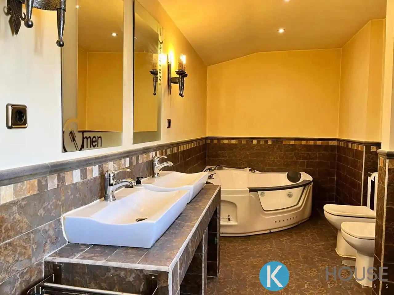 Baño de Casa o chalet en venta en Villar del Olmo con Aire acondicionado, Jardín privado y Piscina