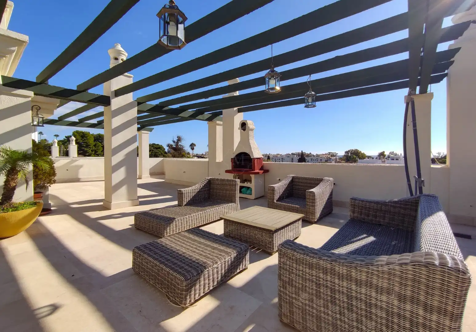 Terrace of Attic for sale in Marbella  with Air Conditioner, Terrace and Swimming Pool