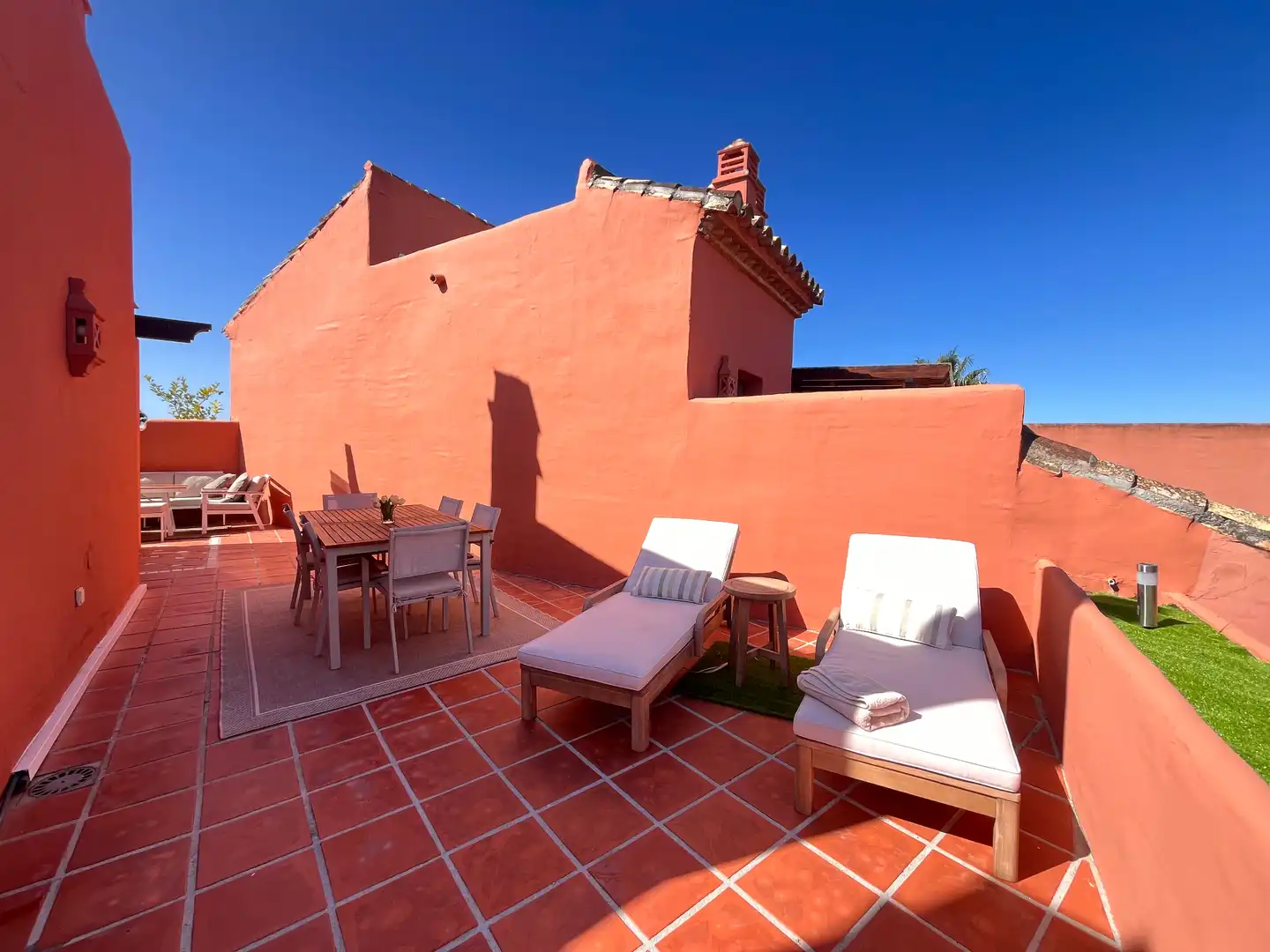 Terrace of Attic for rent in Marbella  with Air Conditioner, Heating and Terrace