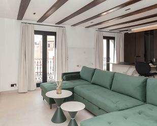 Sala d'estar de Àtic en venda en  Barcelona Capital amb Aire condicionat, Moblat i Forn