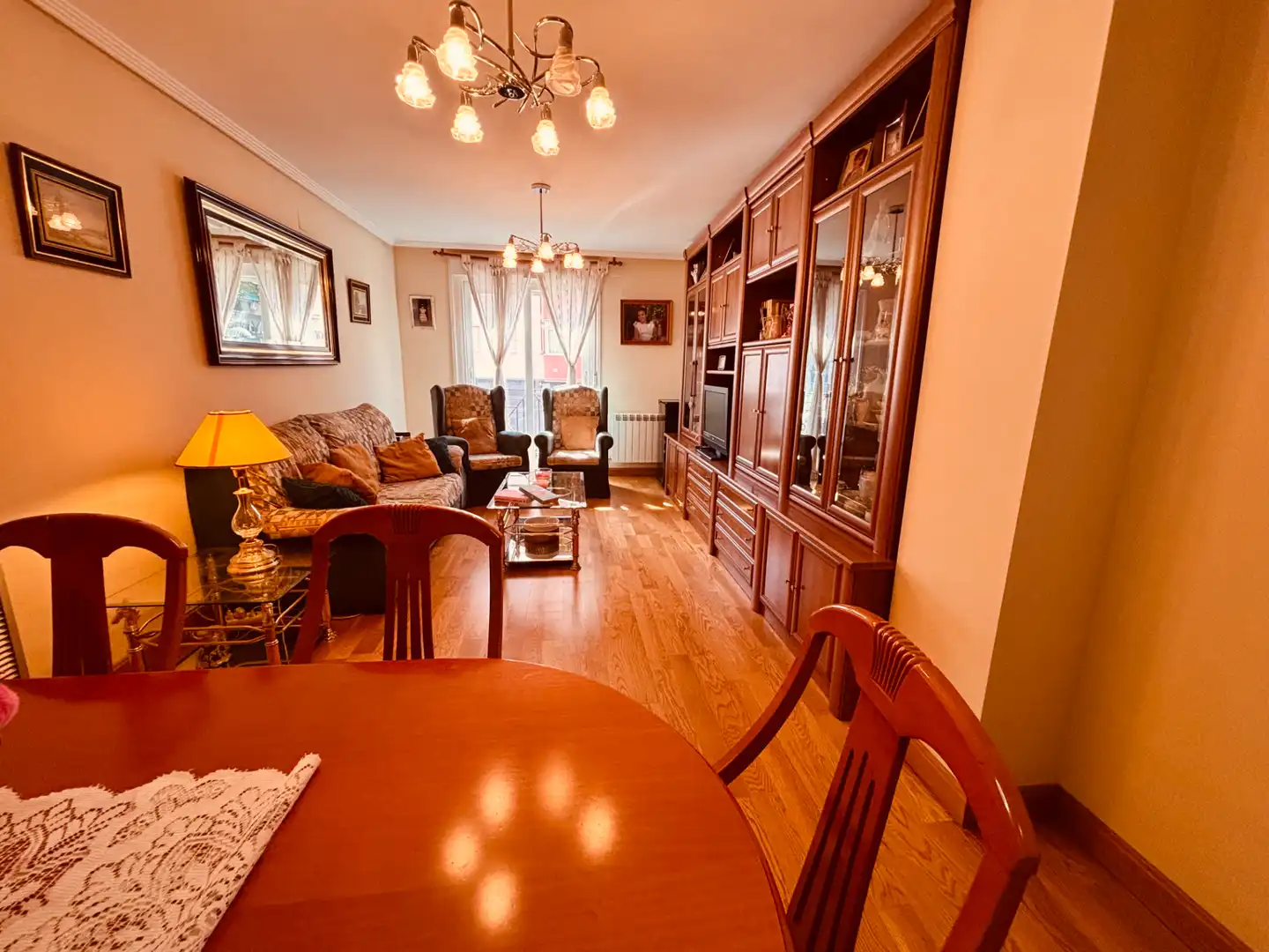 Sala d'estar de Pis en venda en Getafe amb Aire condicionat, Calefacció i Parquet