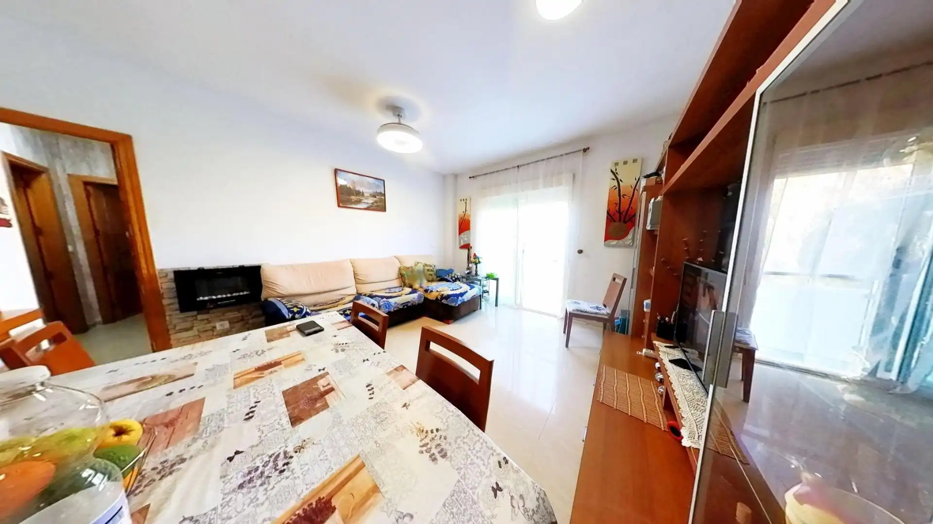 Sala d'estar de Pis en venda en Gualchos amb Aire condicionat, Terrassa i Moblat