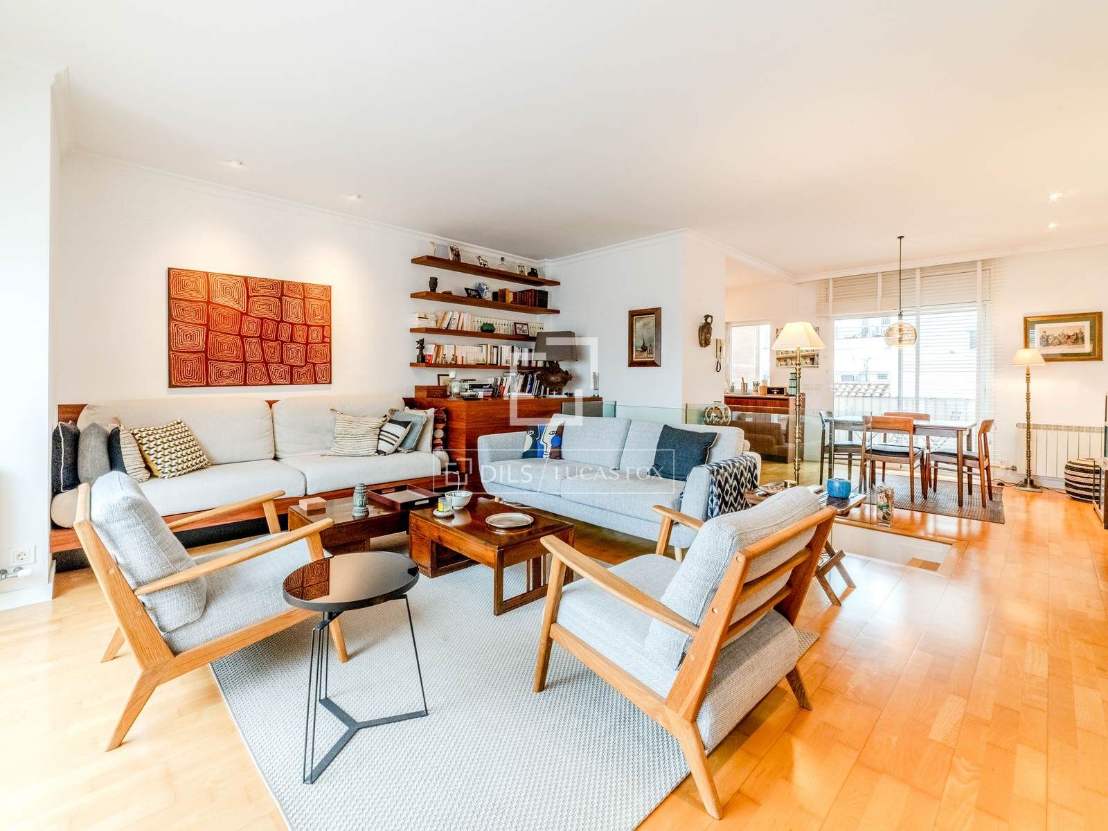 Living room of Attic for sale in Sitges  with Air Conditioner, Heating and Terrace