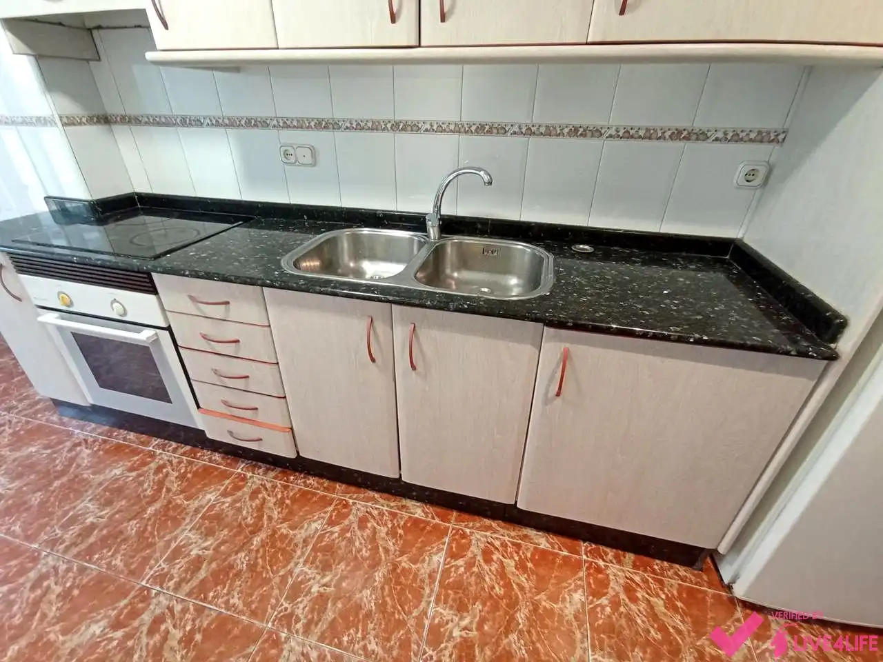 Küche von Wohnung zur Miete in Valencia mit Terrasse und Möbliert