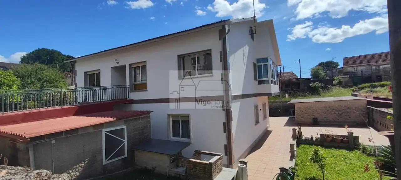 Vista exterior de Casa o chalet en venta en Moaña con Calefacción, Jardín privado y Trastero