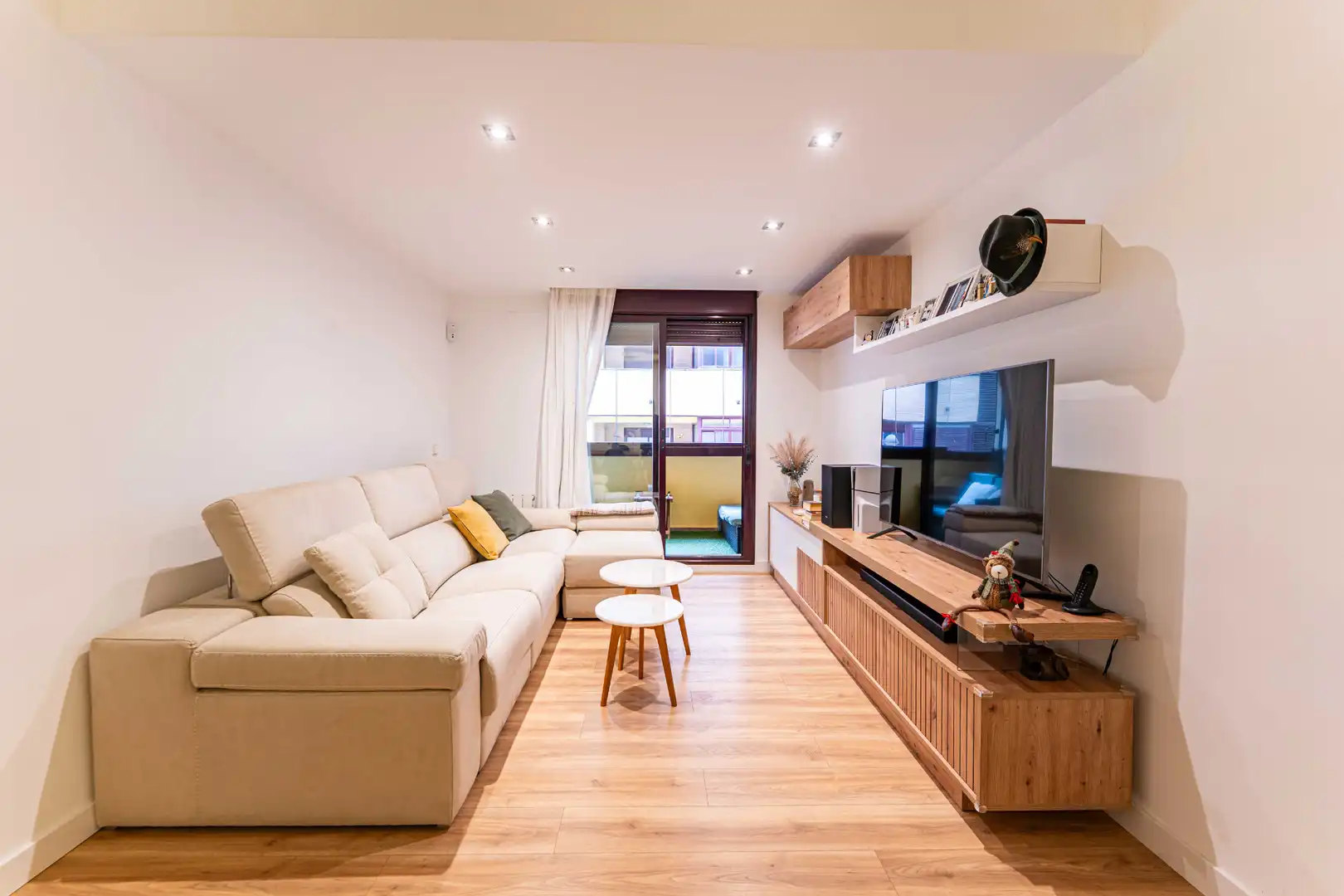 Sala d'estar de Pis en venda en Getafe amb Aire condicionat, Calefacció i Parquet