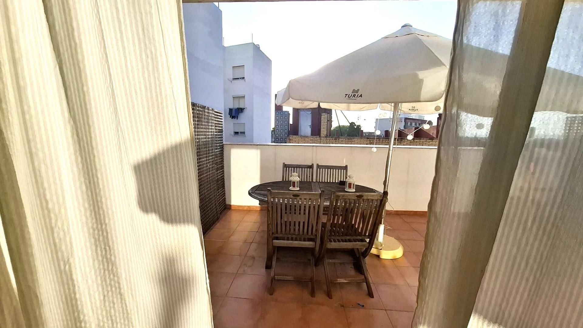Terrace of House or chalet for sale in Tavernes Blanques  with Heating, Terrace and Storage room