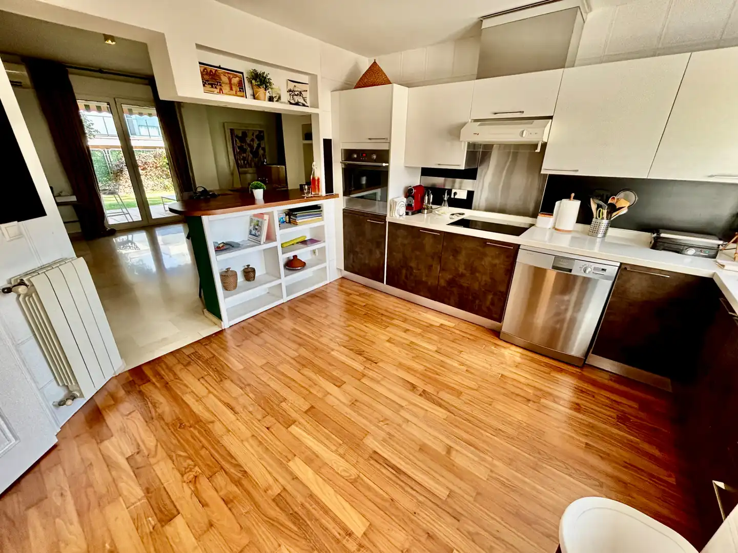 Cocina de Casa adosada en venta en Sant Joan d'Alacant con Aire acondicionado, Calefacción y Jardín privado