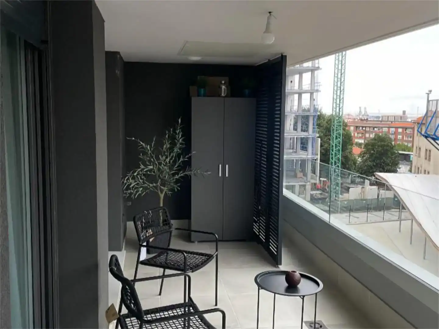 Terrasse von Wohnung zur Miete in Santurtzi  mit Klimaanlage