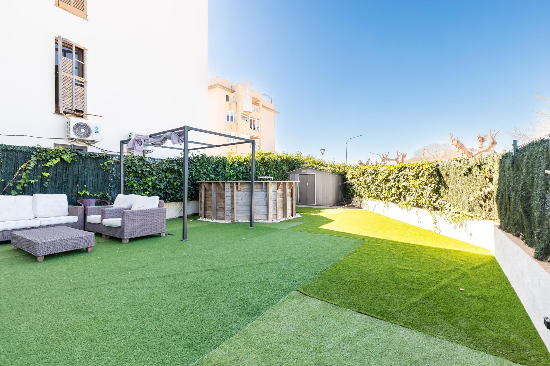 Terrace of Planta baja for sale in Alcúdia  with Air Conditioner, Private garden and Terrace