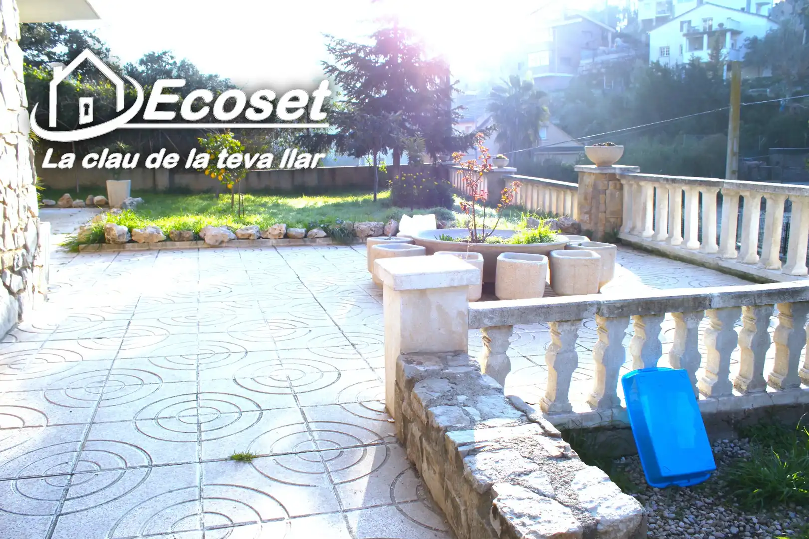 Terrassa de Casa o xalet en venda en Cervelló amb Calefacció, Jardí privat i Terrassa