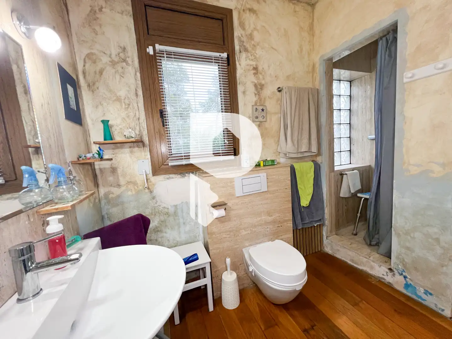 Baño de Casa o chalet en venta en Vallirana con Aire acondicionado, Calefacción y Terraza