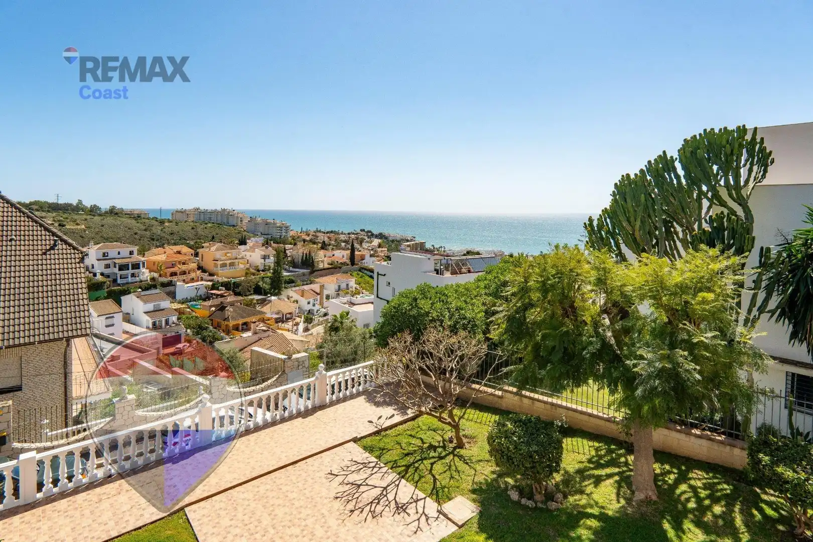 Jardín de Casa o chalet en venta en Rincón de la Victoria con Aire acondicionado, Calefacción y Jardín privado