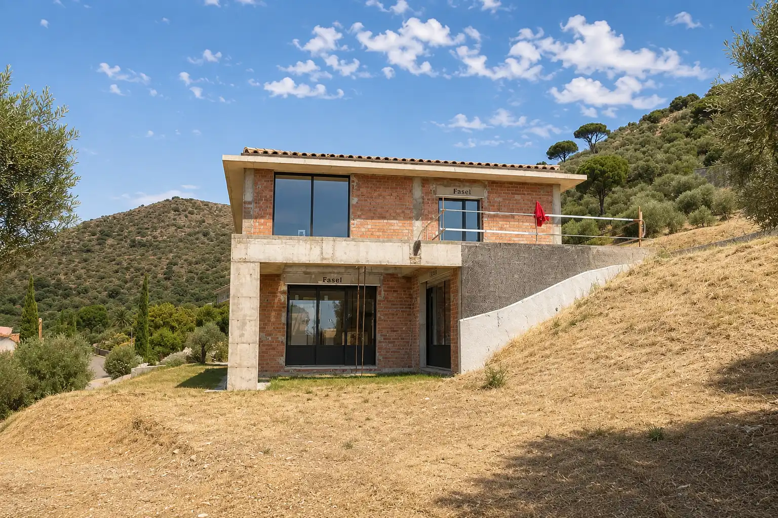 Vista exterior de Casa o xalet en venda en Pau amb Aire condicionat, Calefacció i Jardí privat