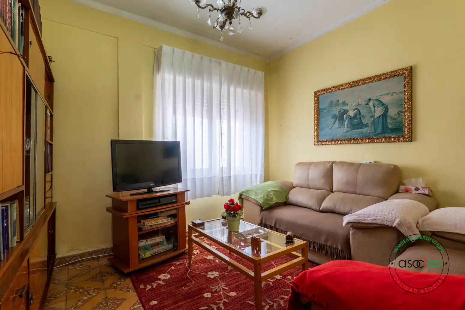 Sala de estar de Piso en venta en Gijón 