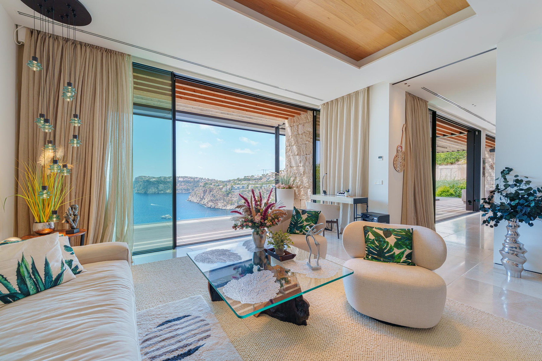 Living room of House or chalet for sale in Andratx  with Air Conditioner, Private garden and Terrace