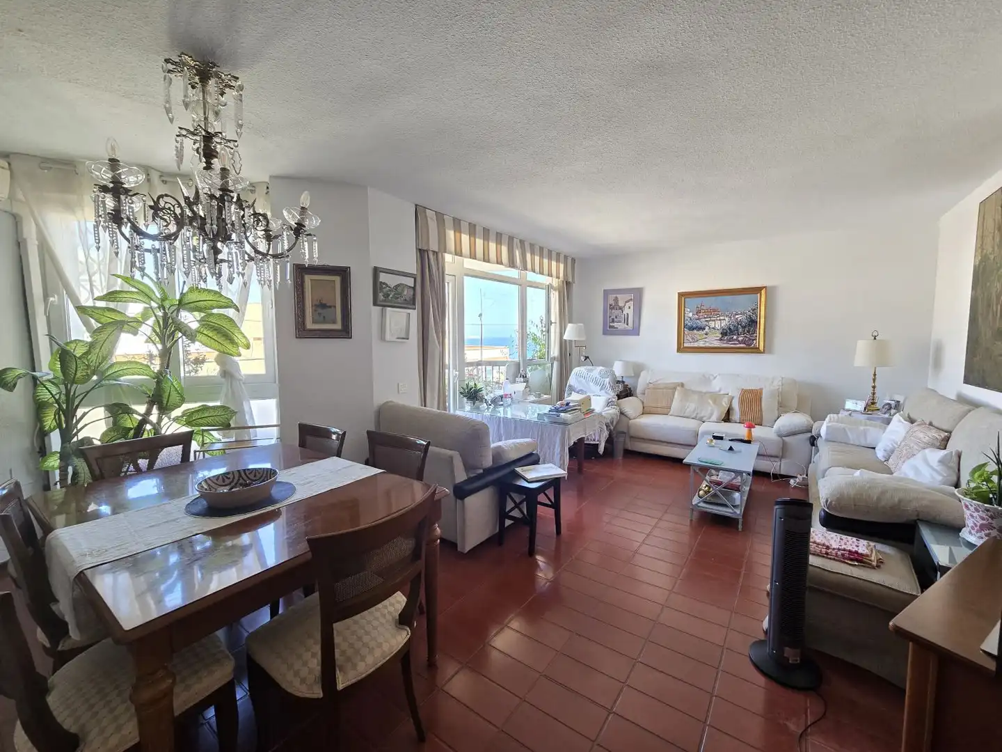 Living room of Flat for sale in Málaga  with Air Conditioner, Heating and Terrace