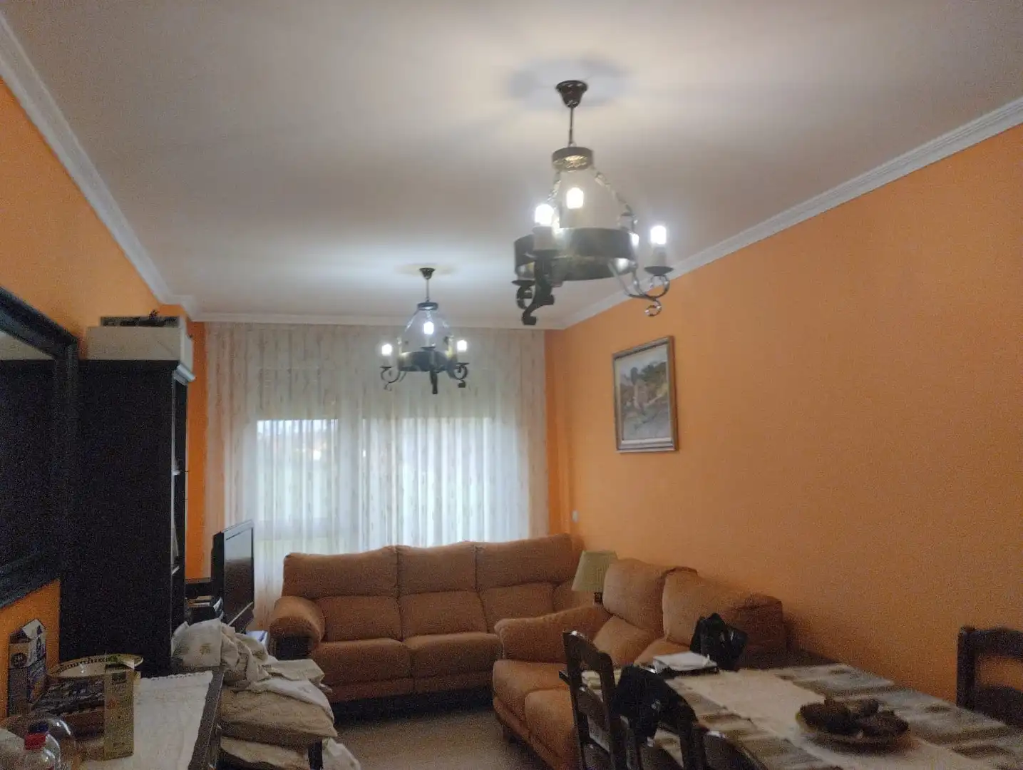 Sala de estar de Piso en venta en Hazas de Cesto con Calefacción, Amueblado y Horno