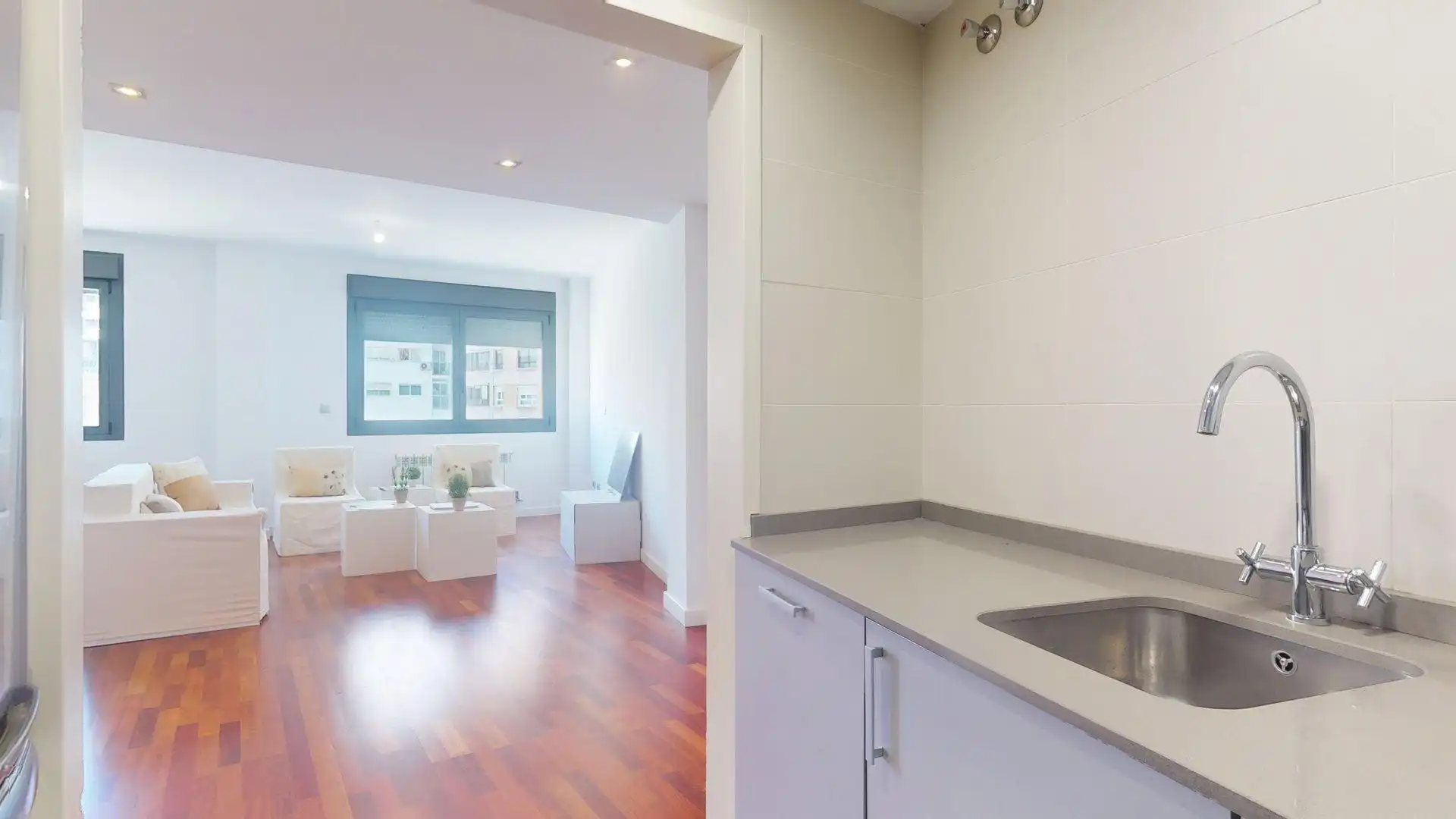 Cocina de Dúplex de alquiler en Zaragoza con Aire acondicionado, Calefacción y Balcón