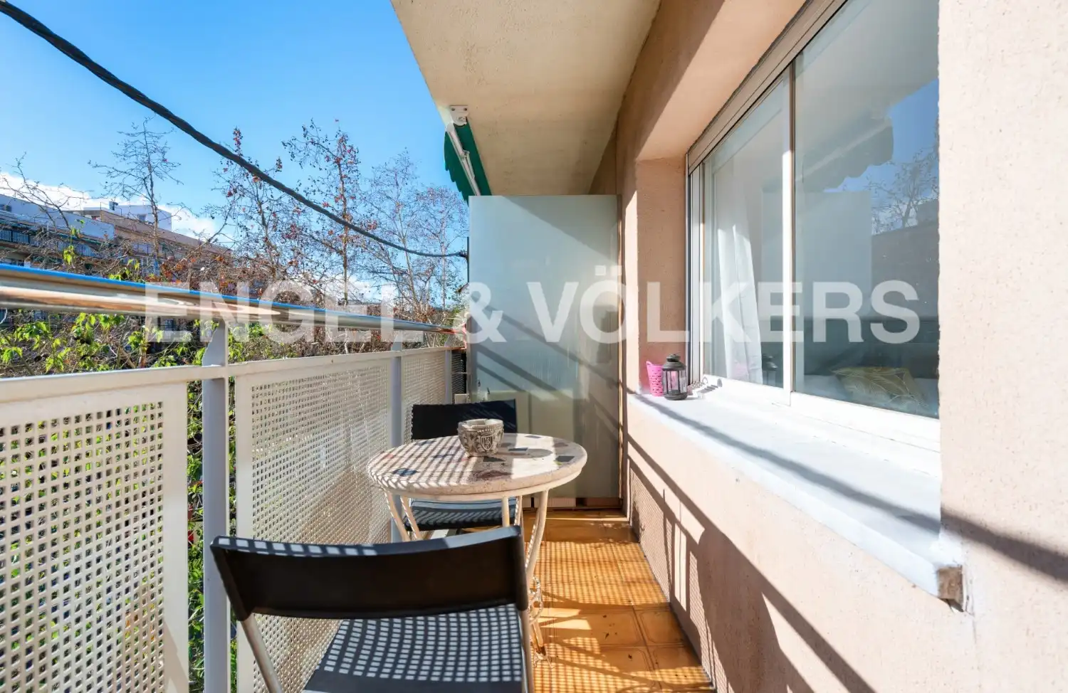 Terrasse von Wohnung zur Miete in Barcelona mit Klimaanlage, Heizung und Parkett