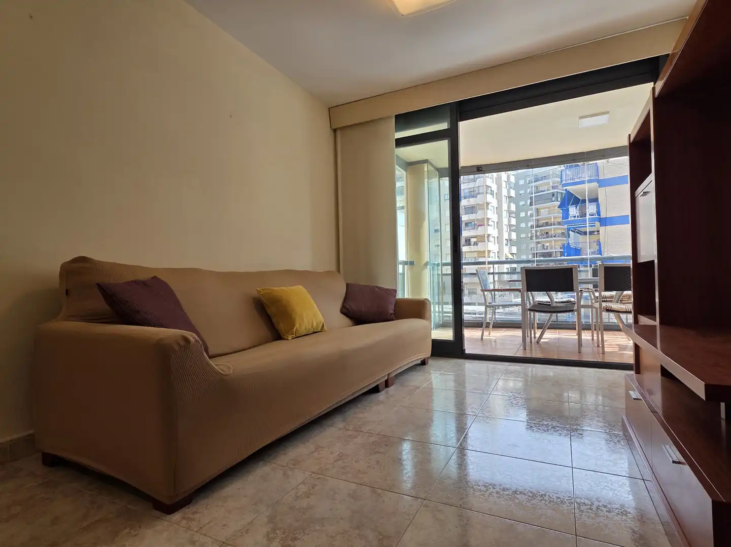 Sala d'estar de Pis en venda en Benicasim / Benicàssim amb Aire condicionat, Calefacció i Terrassa