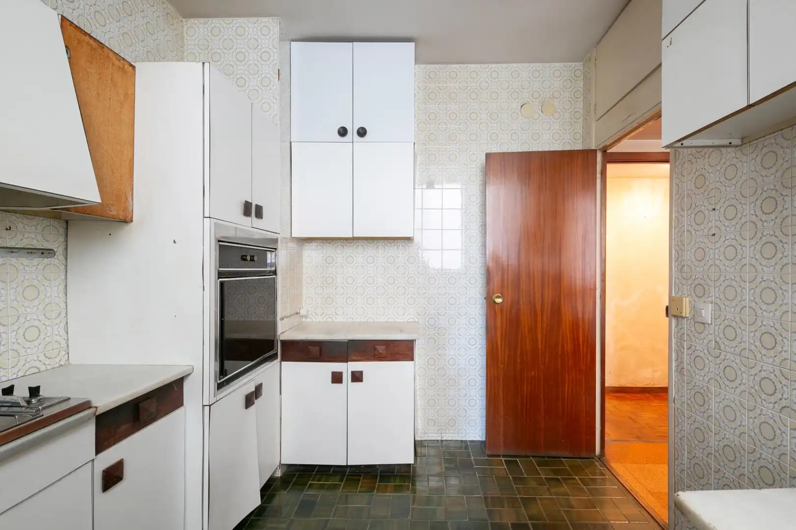 Cocina de Piso en venta en Barcelona con Calefacción, Parquet y Terraza