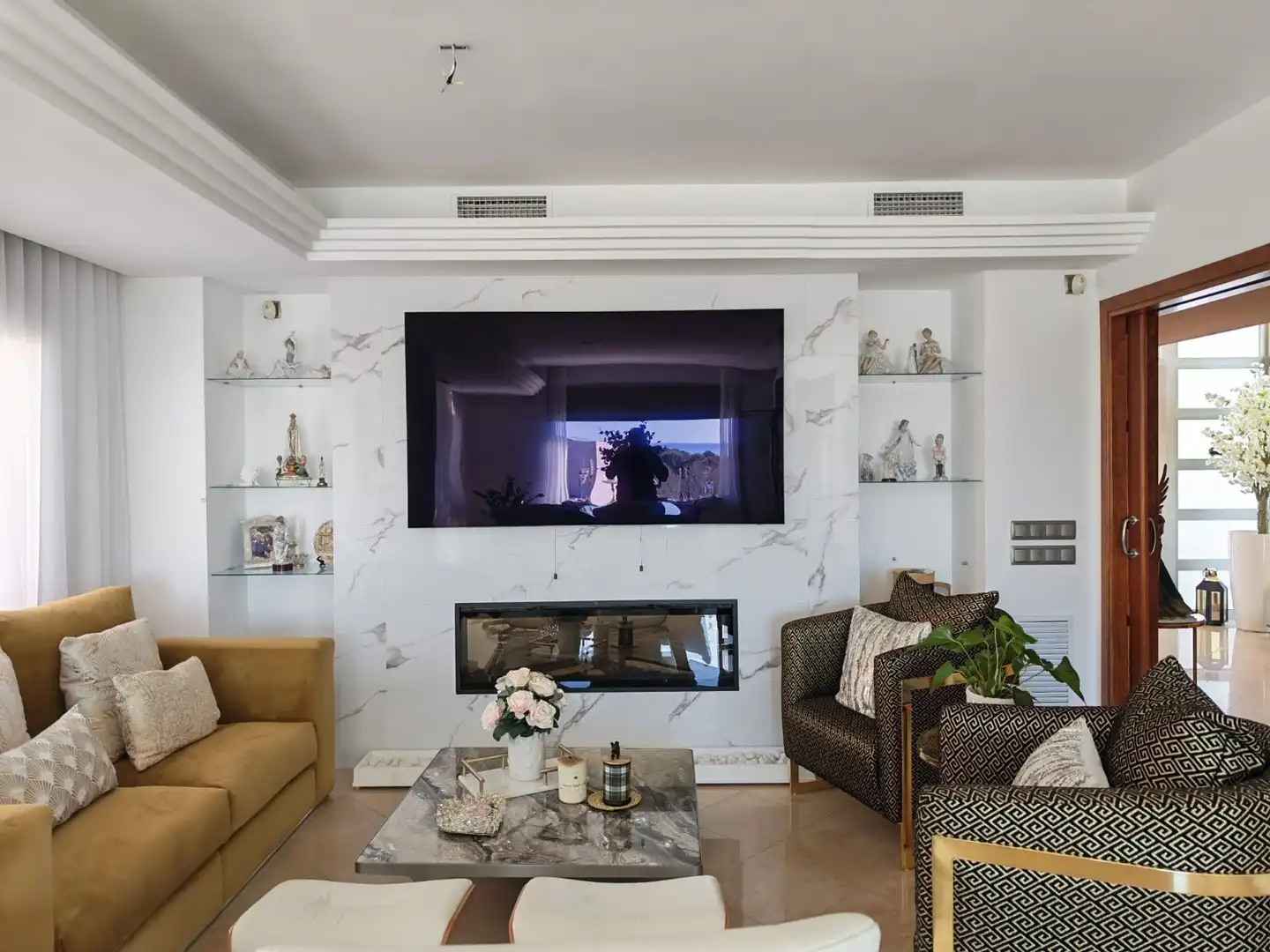 Sala d'estar de Casa o xalet en venda en Calafell amb Aire condicionat, Calefacció i Jardí privat