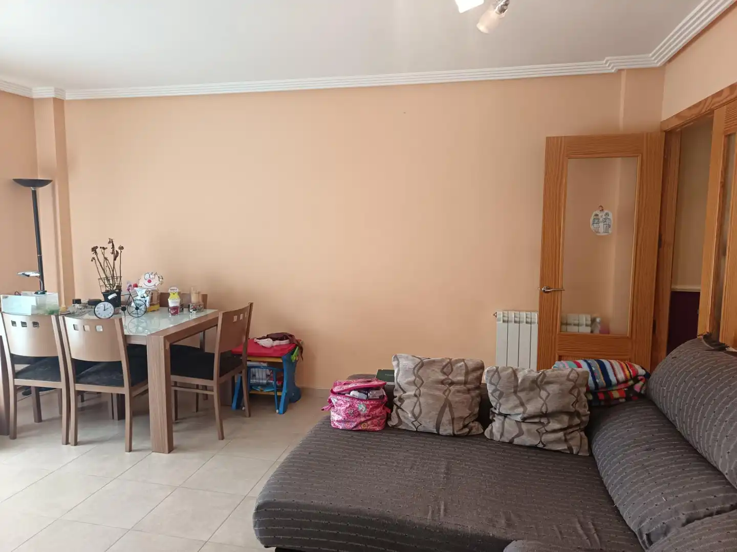 Living room of Flat for sale in Argamasilla de Calatrava  with Heating, Private garden and Terrace