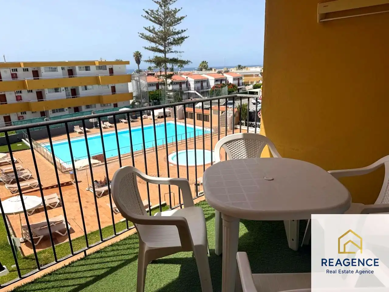 Terrace of Flat for sale in Playa del Inglés