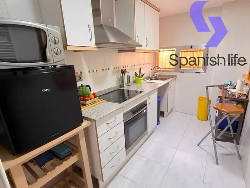 Cocina de Planta baja en venta en Villajoyosa / La Vila Joiosa con Terraza, Trastero y Amueblado