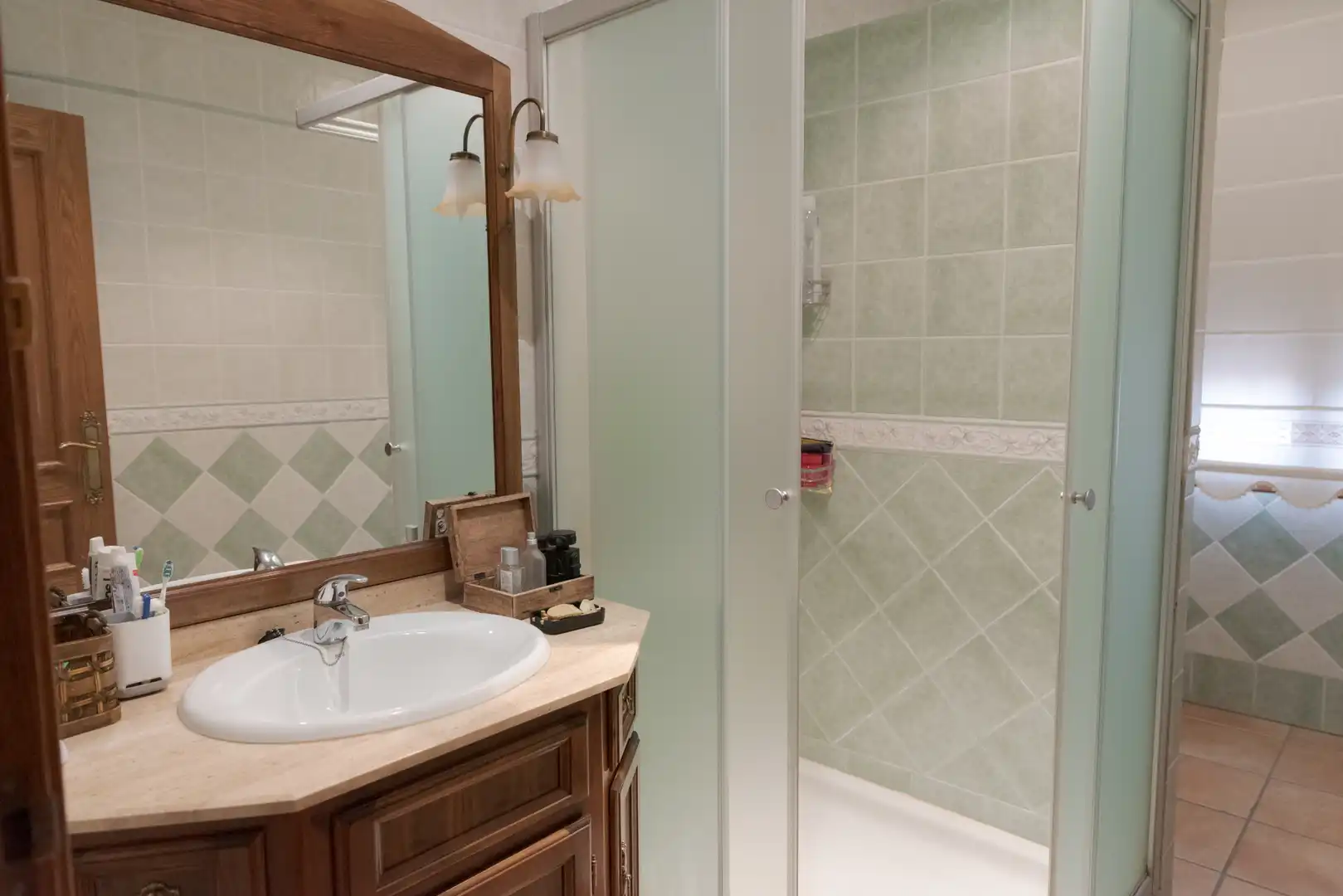 Baño de Casa o chalet en venta en Gerindote con Aire acondicionado, Calefacción y Jardín privado