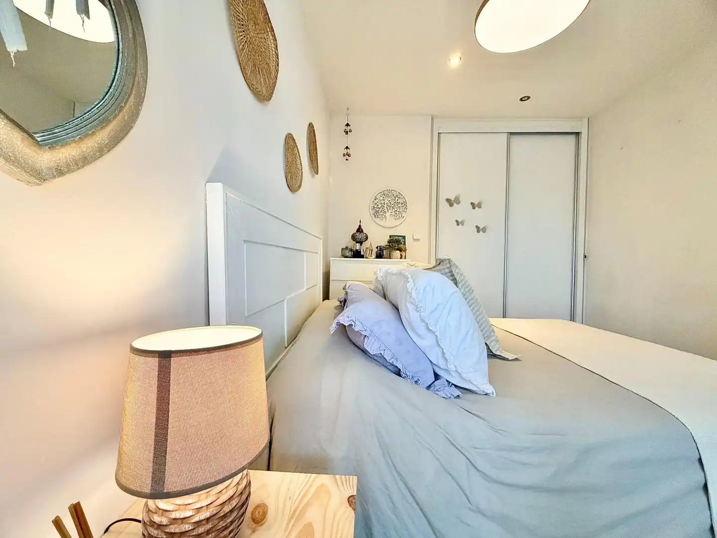 Bedroom of Flat for sale in Terrassa  with Heating, Parquet flooring and Terrace
