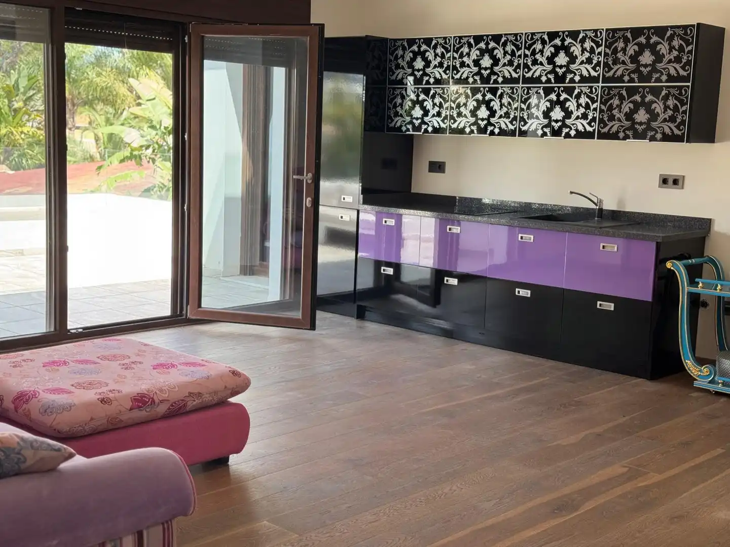 Cuina de Casa o xalet de lloguer en Marbella amb Aire condicionat, Calefacció i Jardí privat