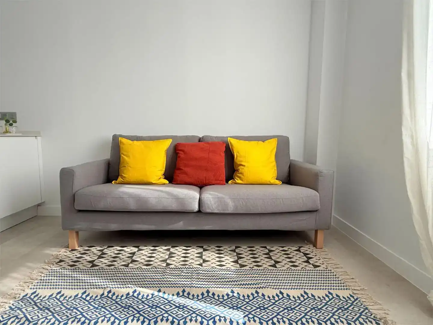 Sala de estar de Piso de alquiler en Cádiz con Aire acondicionado y Amueblado
