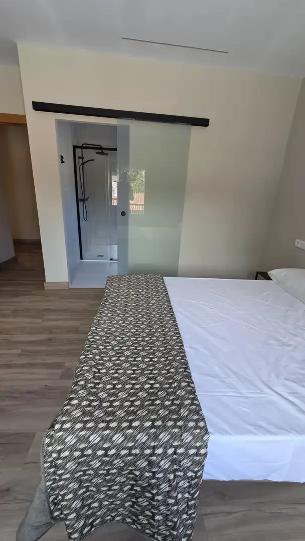 Dormitori de Casa o xalet de lloguer en Gijón  amb Jardí privat, Moblat i Es permeten mascotes