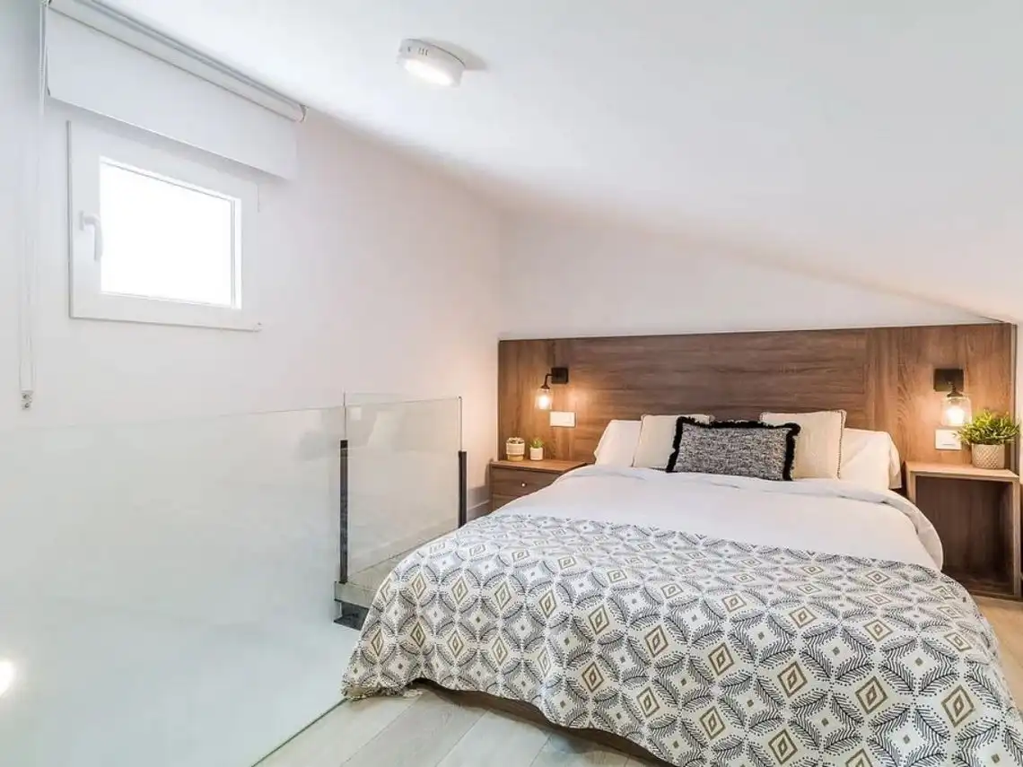 Dormitori de Apartament per a compartir en Zamora Capital  amb Aire condicionat i Moblat