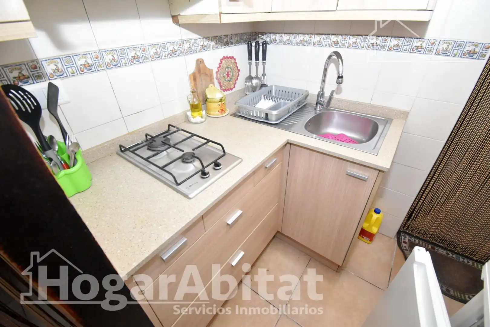 Cocina de Piso en venta en Castellón de la Plana / Castelló de la Plana con Trastero y Amueblado