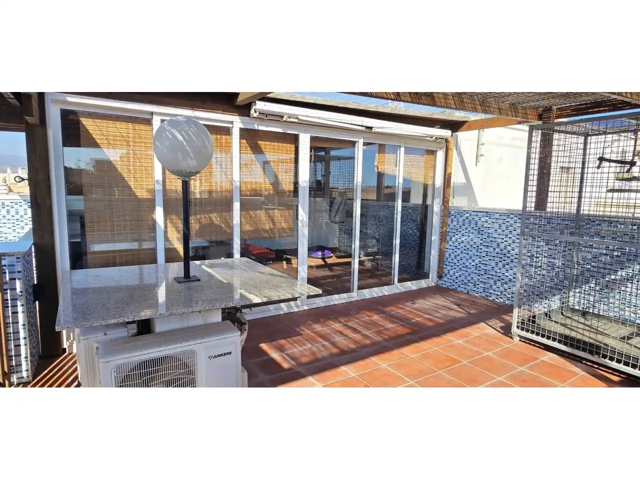 Terrace of Detached homes for sale in Roquetas de Mar  with Terrace and Furnished