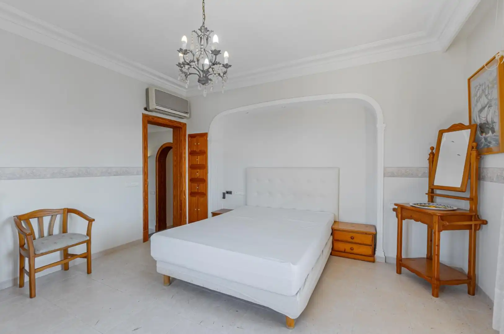 Schlafzimmer von Country house zum Verkauf in  Palma de Mallorca mit Klimaanlage, Privatgarten und Terrasse