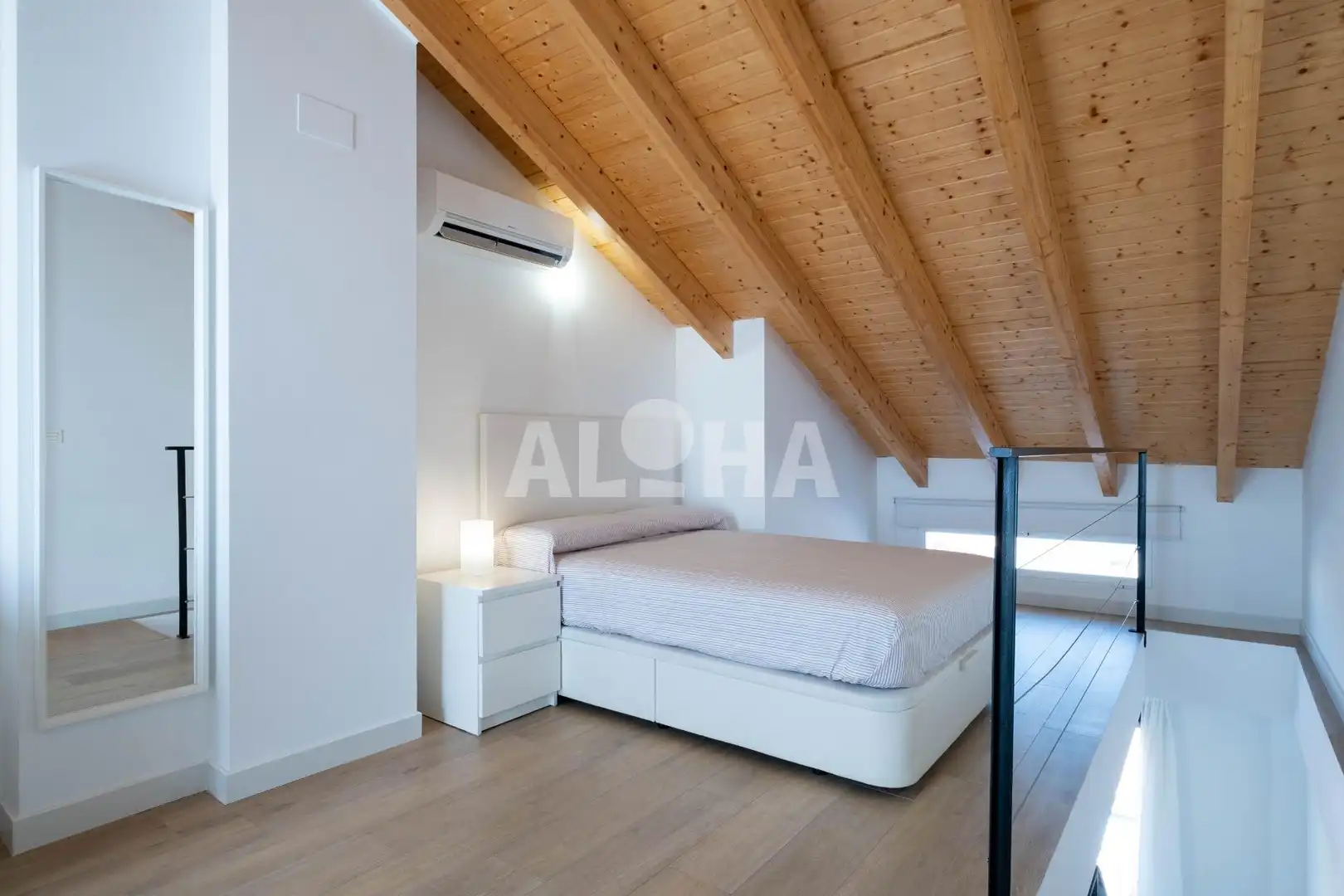 Bedroom of Apartments for rent in Alfara del Patriarca  with Air Conditioner, Heating and Furnished