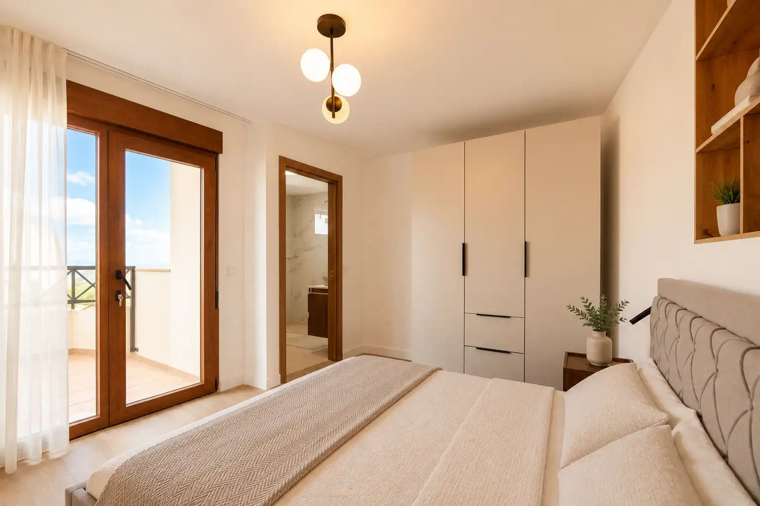 Bedroom of Flat for rent in Altea