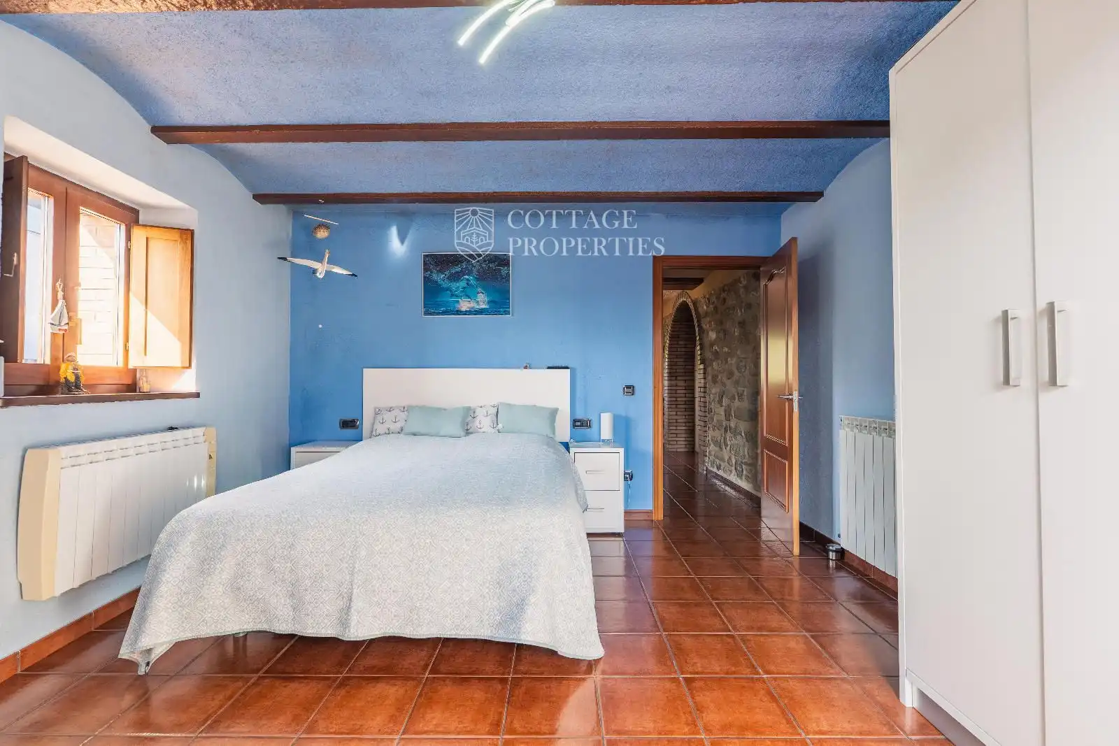 Dormitori de Finca rústica en venda en Sant Julià del Llor i Bonmatí amb Calefacció, Terrassa i Piscina